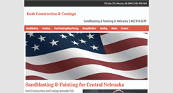 Desktop Screenshot of kushconstructionandcoatings.com
